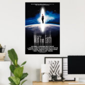 L'homme de la Terre - Poster / Une feuille (Bureau à domicile)