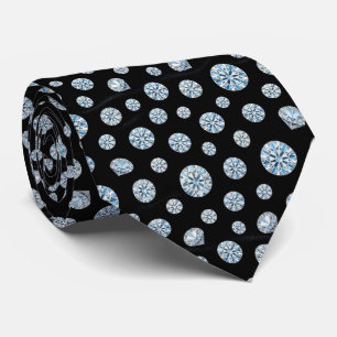L'Homme de Luxe   Cravate noire formelle avec diam