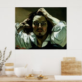 L'homme désespéré - Poster de l'art de la reproduc (Cuisine)