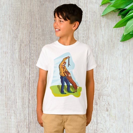 L'Homme Et Son T-shirt Chien