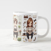 L'homme, la femme. 1 tasse spéciale (Droite)