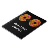 L'homme mange des beignets ! Carnet (Côté gauche)