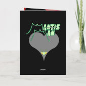 L'homme Mantis - Carte de la Saint-Valentin (Dos)