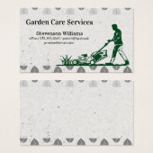 L'Homme Mowing Lawn | Paysage (Devant & derrière)