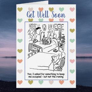 L'Homme Prend Du Repassage À L'Hôpital