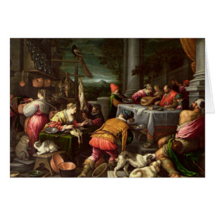 L'homme riche et le Lazarre, 1590-95