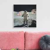 L'homme sur la toile de lune (Insitu(Salon))
