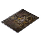 L'horloge de Steampunk embraye le carnet (Côté gauche)