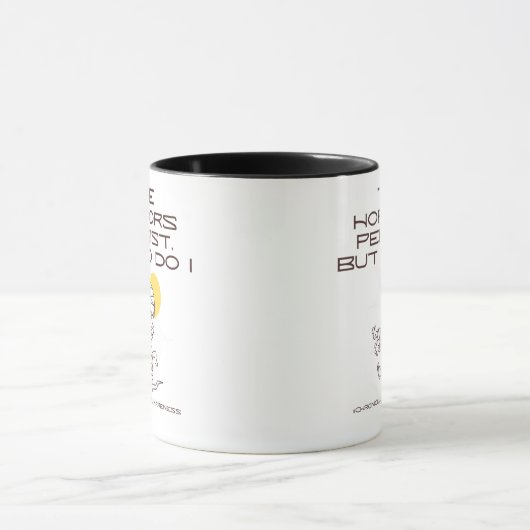 L'horreur persiste - Mug de sensibilisation à la m (Centre)