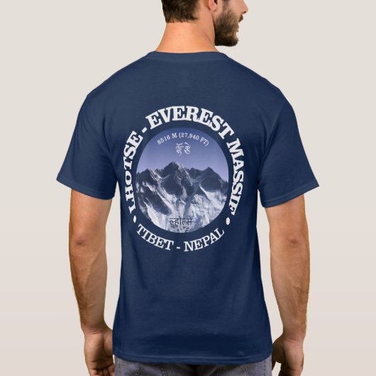 Lhotse-Everest Massif T-shirt (Achterkant)