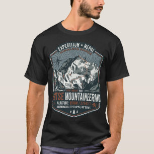 LHOTSE NEPAL EXPEDITIE BERG DESIGN T-SHIRT BADGE