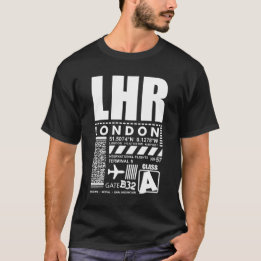 LHR London Heathrow Airport T-shirt