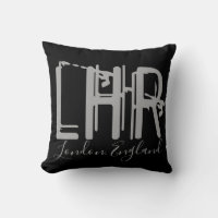 LHR London Heathrow Luchthaven Grunge Typografie