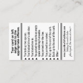 LHTPM Business Card Visitekaartje (Achterkant)