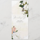 L'huile peinte à la main fleurit le menu de (Dos)