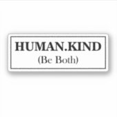 L'humanité soit à la fois Sticker (Devant)