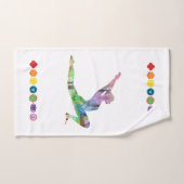 L'humeur du yoga (Serviette à main)