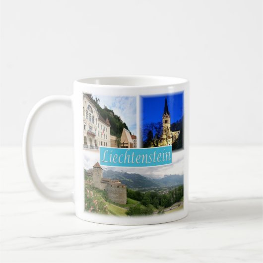LI003 VADUZ Liechtenstein, Koffiemok (Links)