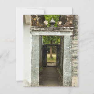 Li Garden Serie - Verborgen Elegantie Kaart