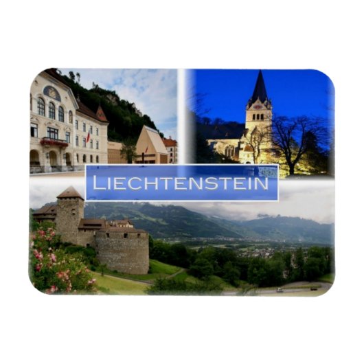 LI Liechtenstein - Vaduz - Parlement - Magneet (Horizontaal)