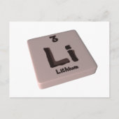 Li Lithium Briefkaart (Voorkant)