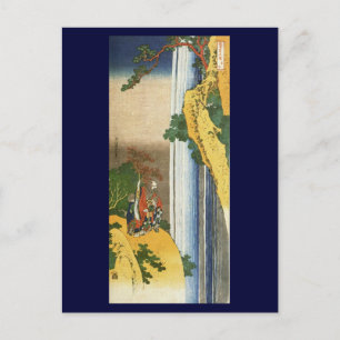 Li Po bij Waterfall Lo-Shan Hokusai Fine Art Briefkaart