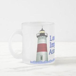 LIA FROSTED GLASS COFFEE MUG