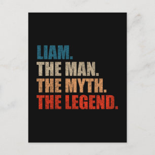 Liam De Man De Mythe De Legende Briefkaart