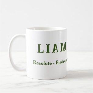 {LIAM} Naam Betekenis Schild Mok