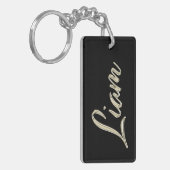 Liam Name whitegold Porte-clés (Devant gauche)