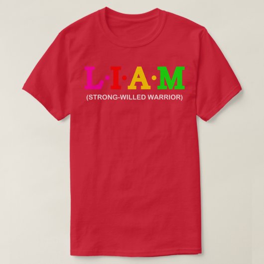 Liam Strongwilled Warrior T-shirt (Design voorkant)