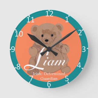 Liam Tweekleurig Ronde Klok