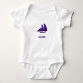 Liam's boot romper (Voorkant)