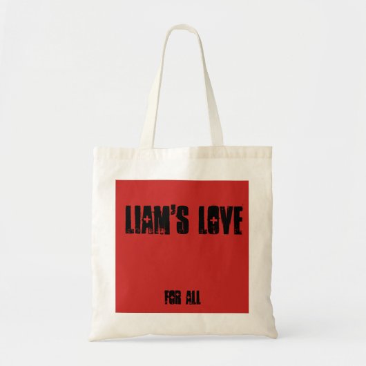 Liam's Love Grocery Tas (Voorkant)