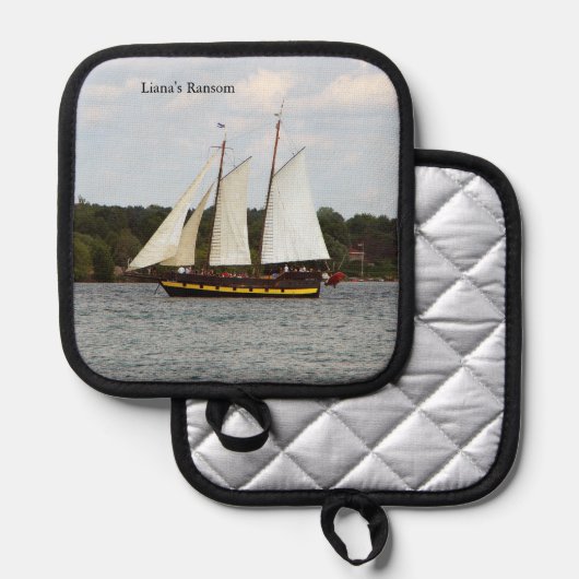 Liana's losgeld pot houder (Voorkant / Achterkant)