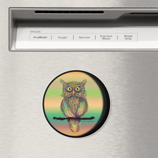 Liana's Workshop OWL 1 Magnet (In Situ (Lave-vaisselle))