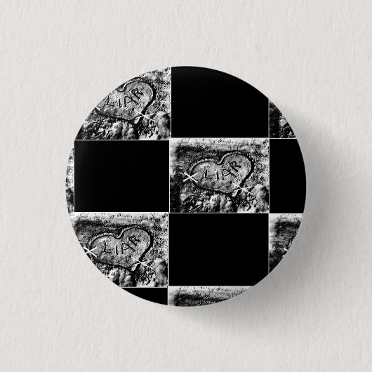 liar99-toets ronde button 3,2 cm (Voorkant)