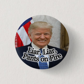 Liar Liar Pants on Fire Ronde Button 3,2 Cm