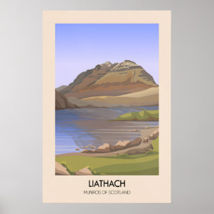 Liathach Munros van Schotland Poster