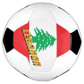 Liban Football & drapeau libanais / Sport (Tourné)