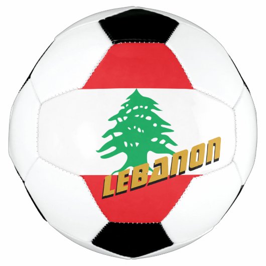 Liban Football & drapeau libanais / Sport (Devant)