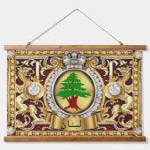 Liban (Lettres arabes) Tapisserie murale (Devant)