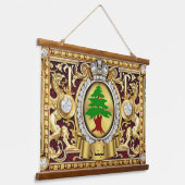 Liban (Lettres arabes) Tapisserie murale (Angulaire)