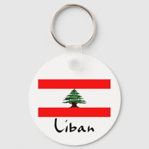 Liban Libanon Vlag Sleutelhanger