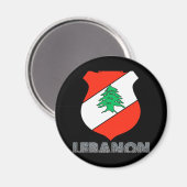 Libanees embleem magneet (Voorkant / Achterkant)