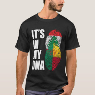 Libanees en Benin mengen DNA erfgoedvlag T-shirt