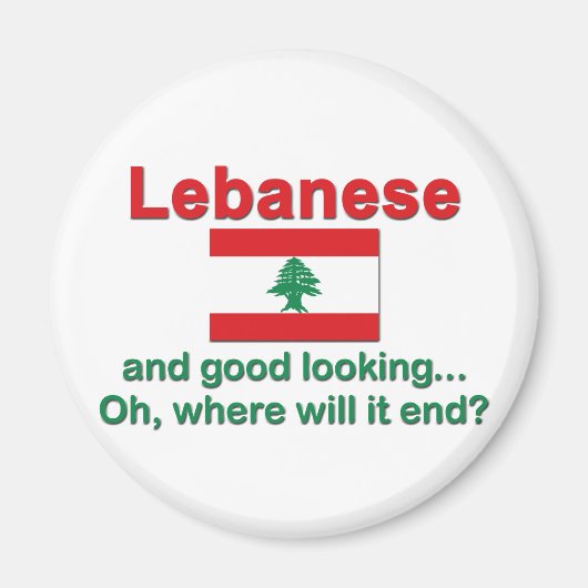 Libanees en goed uitziend magneet (Voorkant)