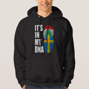 Libanees en Zweeds Mix Dna-erfgoed Hoodie
