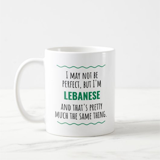 Libanees Libanon Gift Idee Koffiemok (Links)