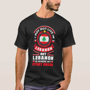 Libanees Libanon Libanese vlag Quote T-shirt